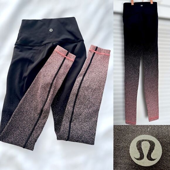 Lululemon Athletica Wunder Under HR Full Length pants Ombre Pink Women’s 2 - Picture 1 of 13